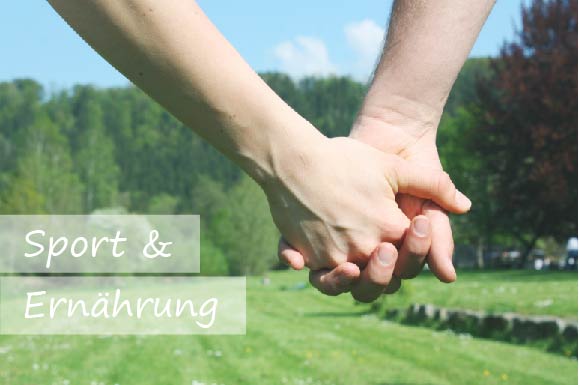 Sport und Ernaehrung Hand in Hand